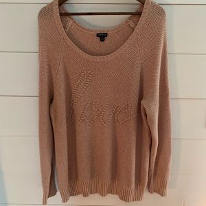 Torrid Blush Sweater